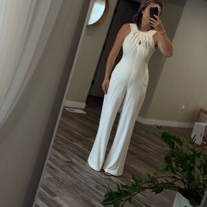 Calvin Klein Elegant White Jumpsuit
